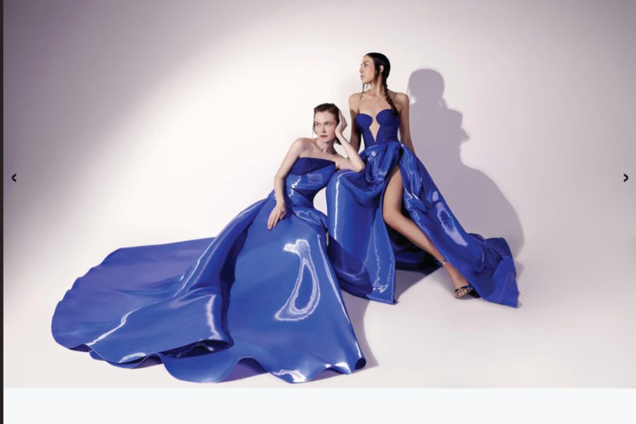 Retail storefront: couture eveningwear