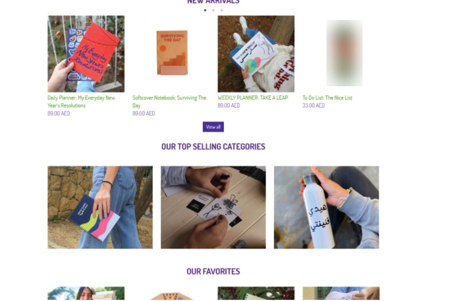 Retail storefront: stationery and planners