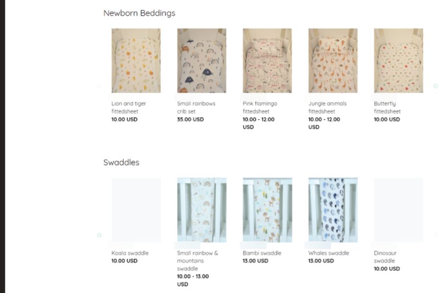 Retail storefront: nursery and baby