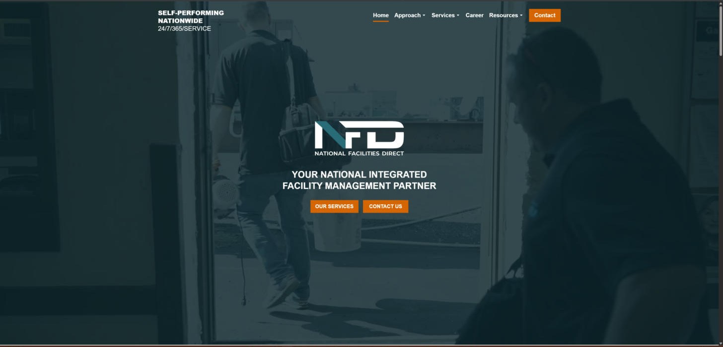 The facilities service platform, captured live in production